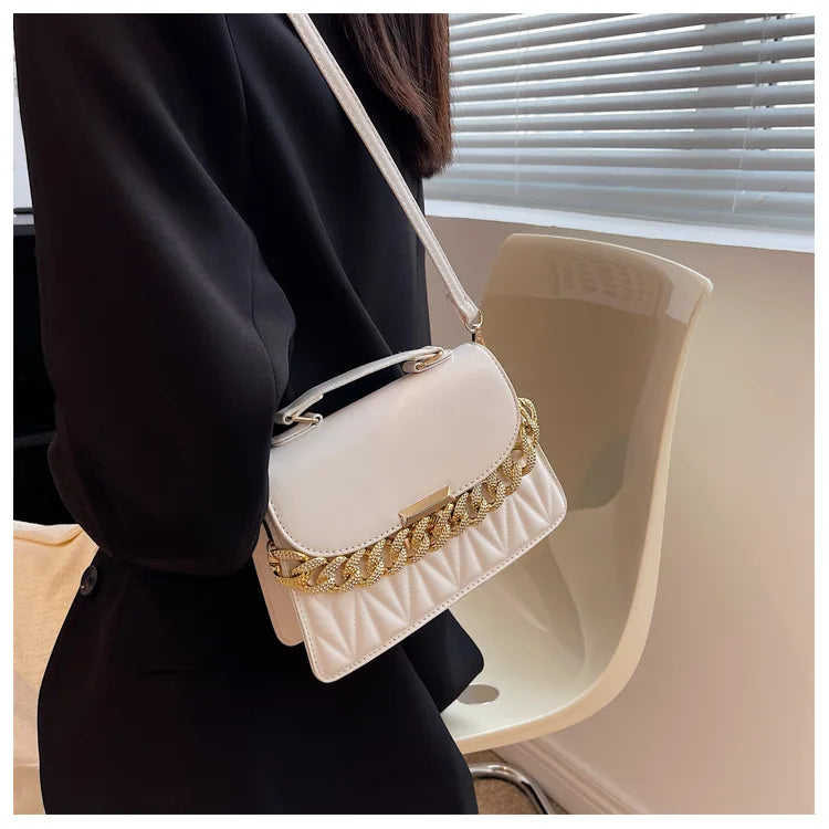 2024 New Designer Shoulder Bag Fashion Chain Crossbody Bags For Women Brand Ladies Handbags And Purses