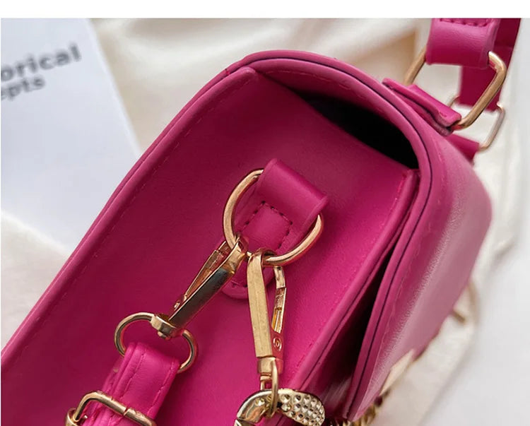 2024 New Designer Shoulder Bag Fashion Chain Crossbody Bags For Women Brand Ladies Handbags And Purses