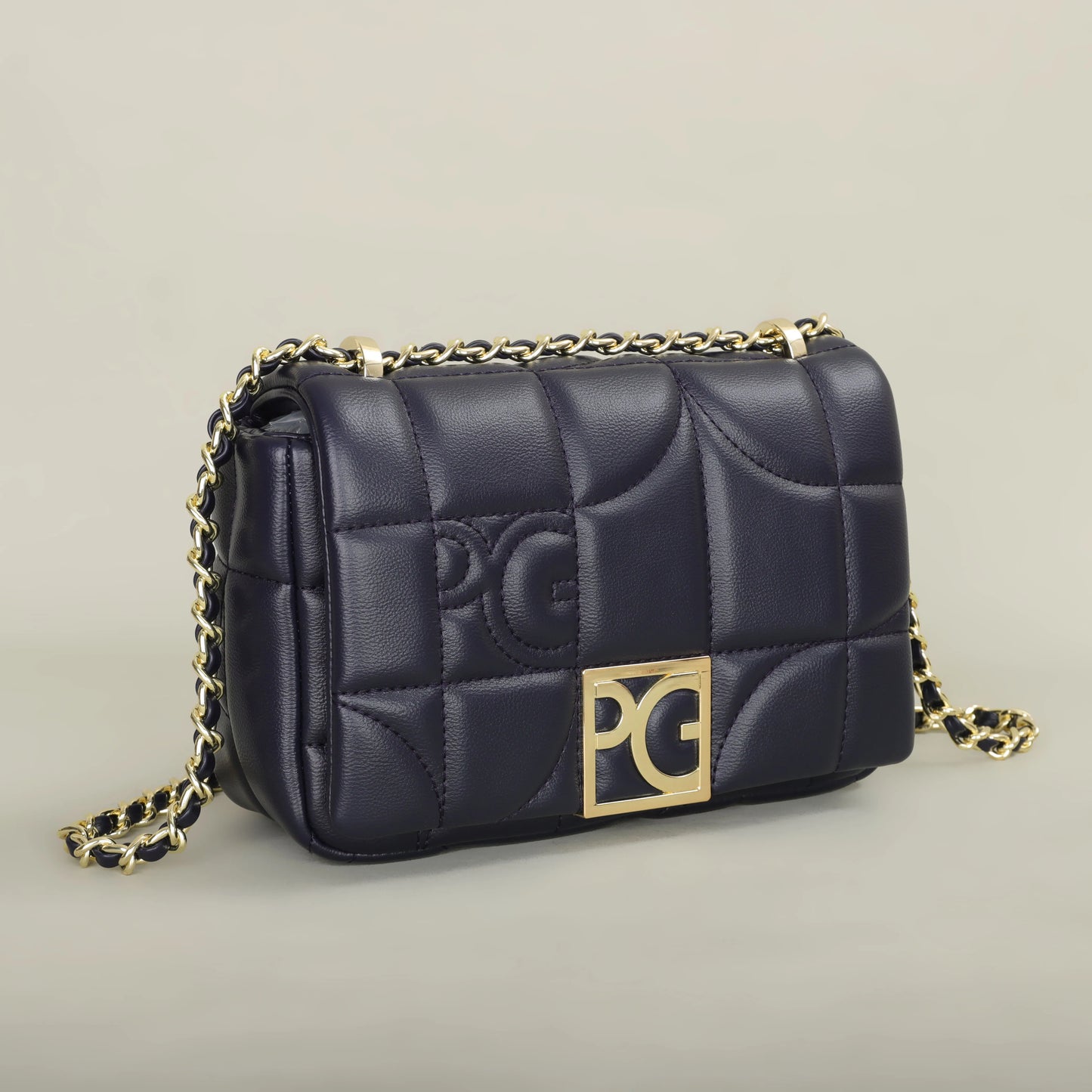 PG Fashion Classic Retro Women's New design Shoulder Bag Letter PU Material Party Multi functional Crossbody Bag