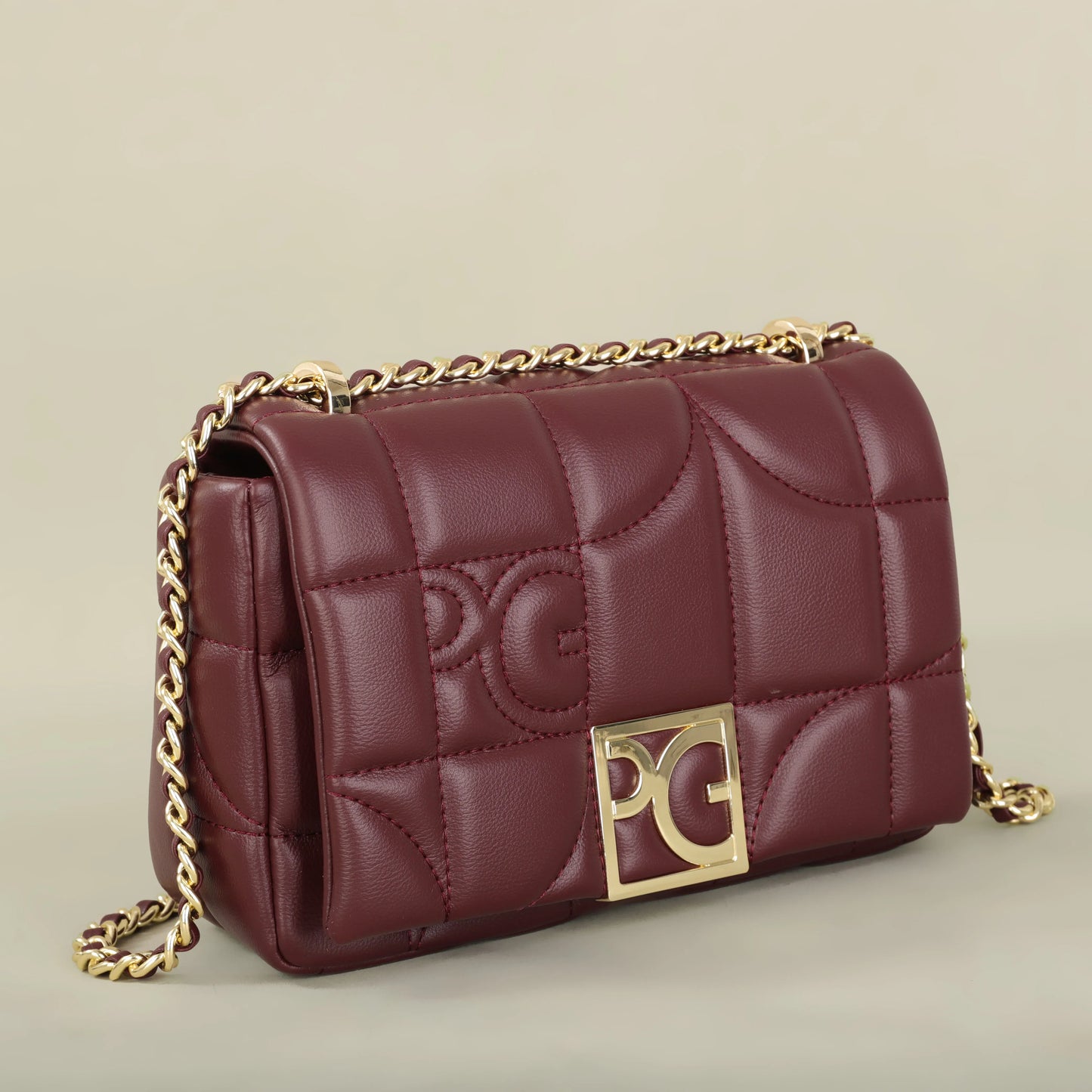 PG Fashion Classic Retro Women's New design Shoulder Bag Letter PU Material Party Multi functional Crossbody Bag