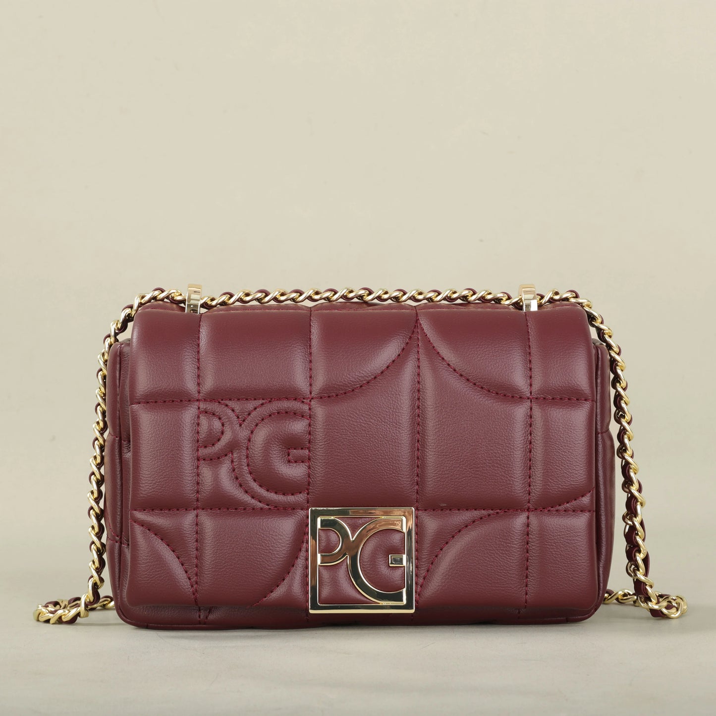 PG Fashion Classic Retro Women's New design Shoulder Bag Letter PU Material Party Multi functional Crossbody Bag
