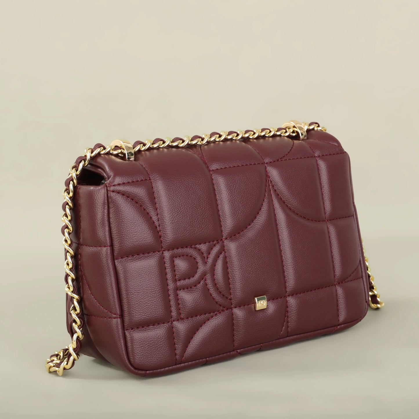 PG Fashion Classic Retro Women's New design Shoulder Bag Letter PU Material Party Multi functional Crossbody Bag