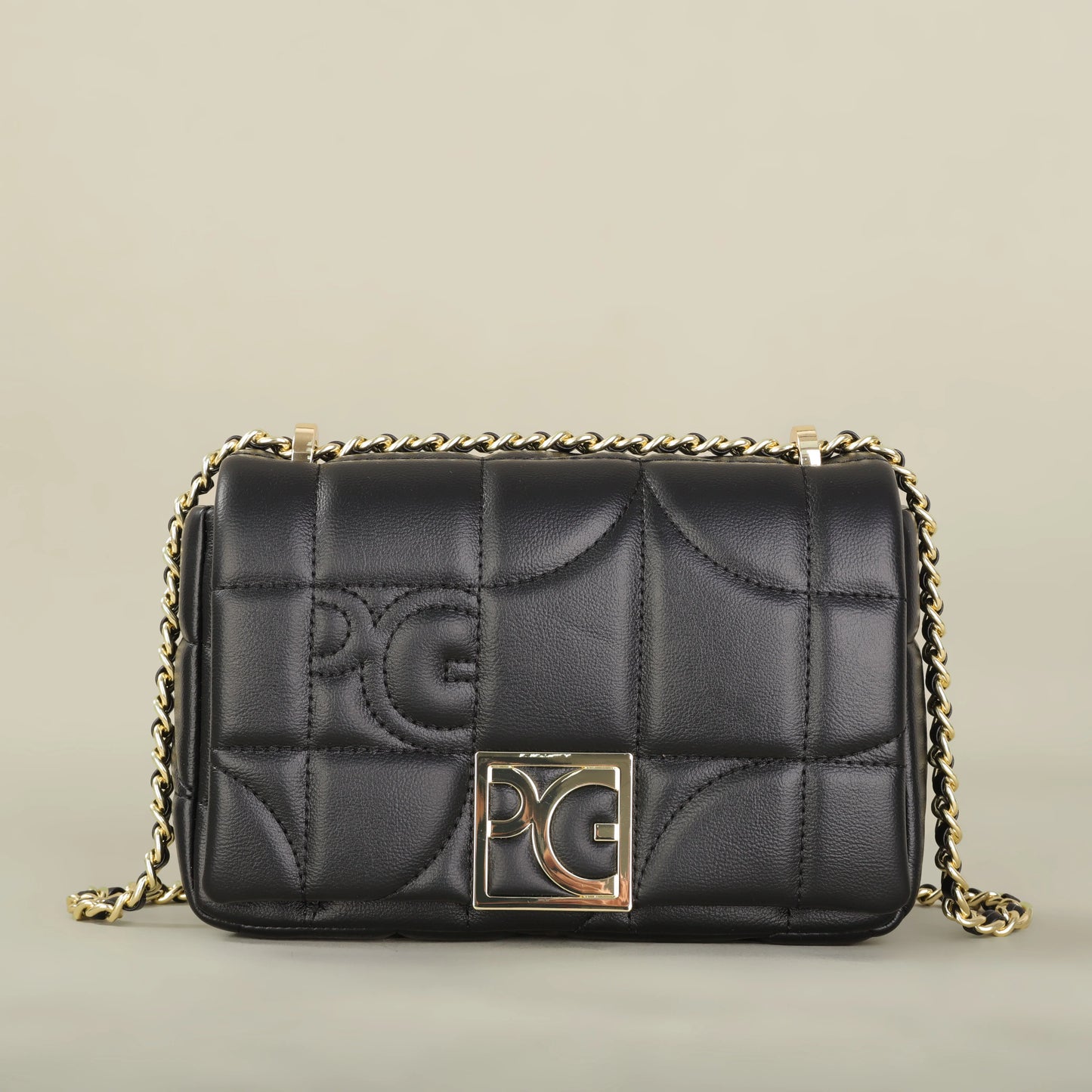PG Fashion Classic Retro Women's New design Shoulder Bag Letter PU Material Party Multi functional Crossbody Bag