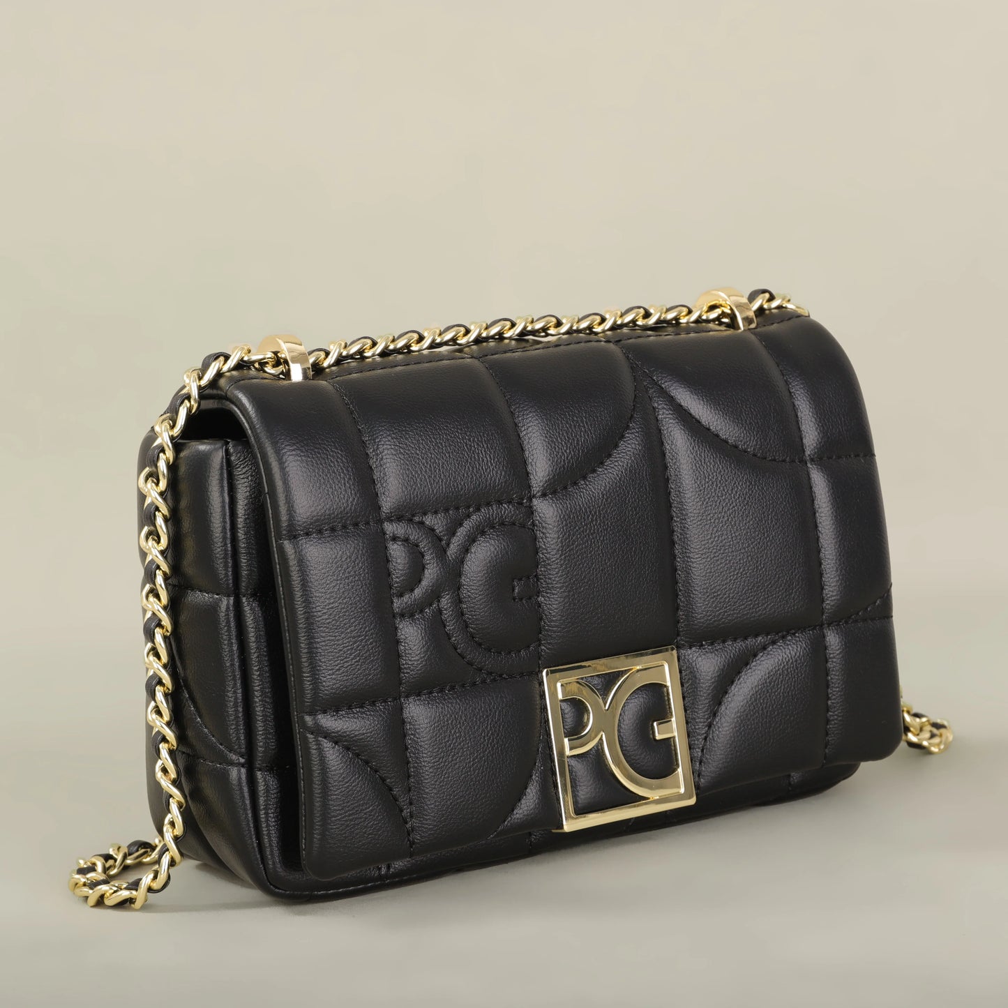 PG Fashion Classic Retro Women's New design Shoulder Bag Letter PU Material Party Multi functional Crossbody Bag