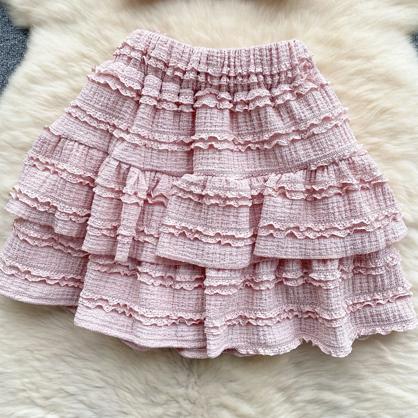 2024 Sweet Ruched Two Pieces Sets V Neck Strap Crop Tops+Short Pleated Skirt Women Korean Style Chic Summer Beachwear Suits