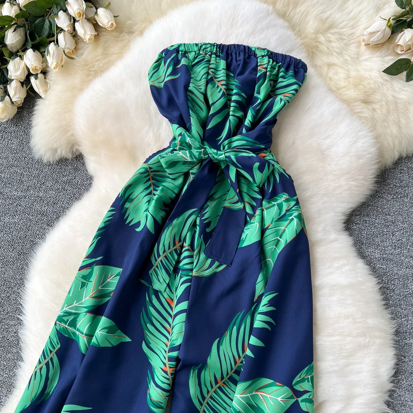 Women's Jumpsuit Elegant Sexy Suspender Printed Jumpsuits Casual Hip Waist Overalls Romper For Women Spring Summer 2024